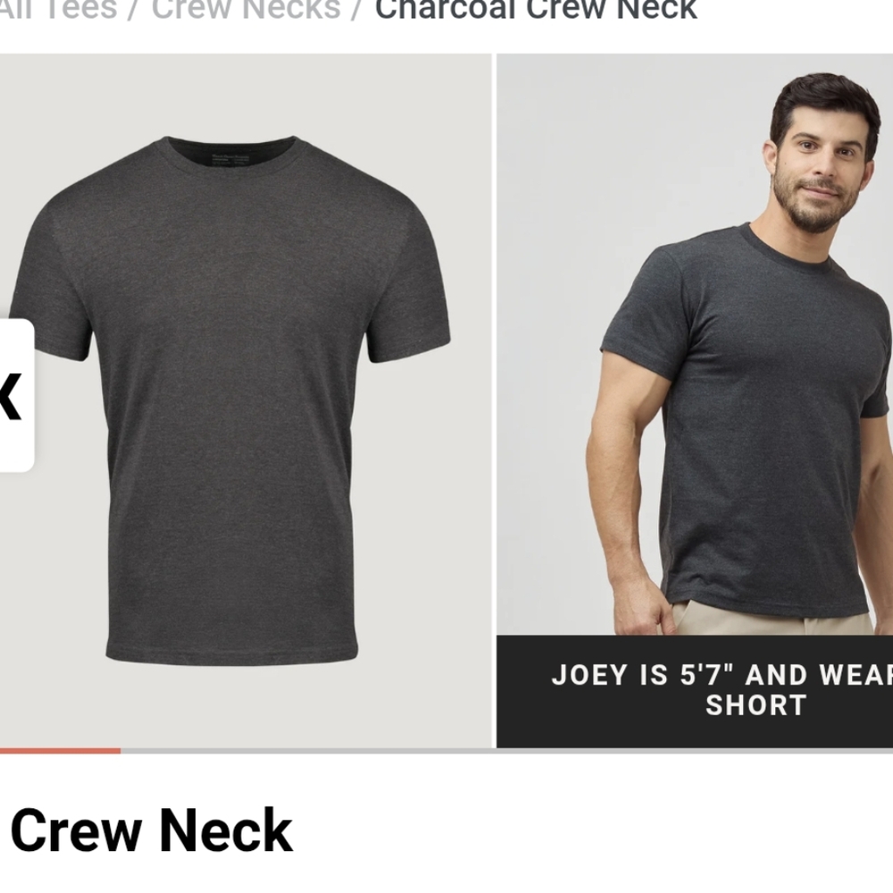 Fresh Clean Tees Crew Neck- XLT